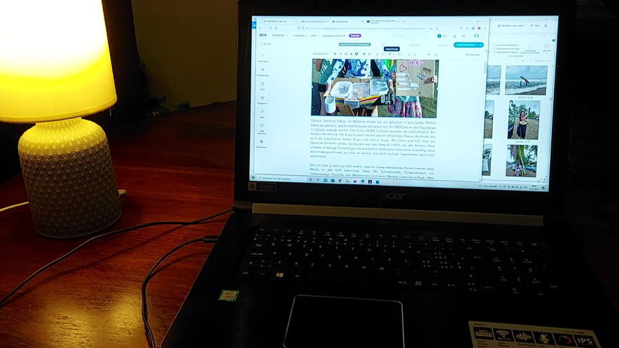 Arbeitsplatz Digitale Nomadin